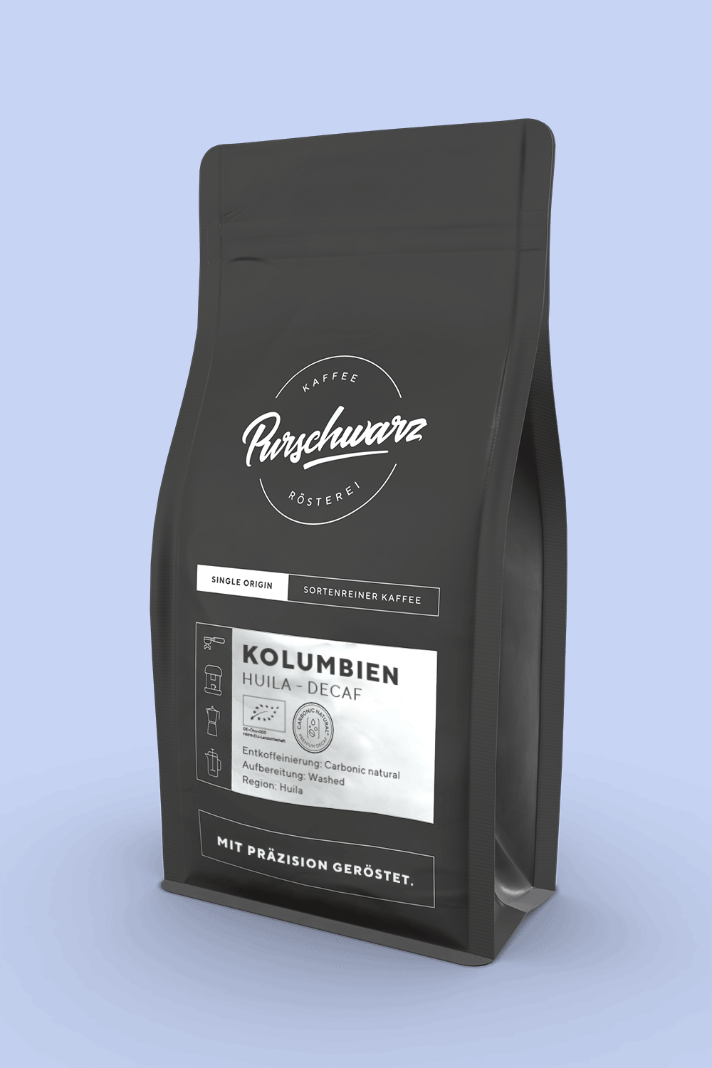 Kolumbien - Huila - Bio - entkoffeiniert