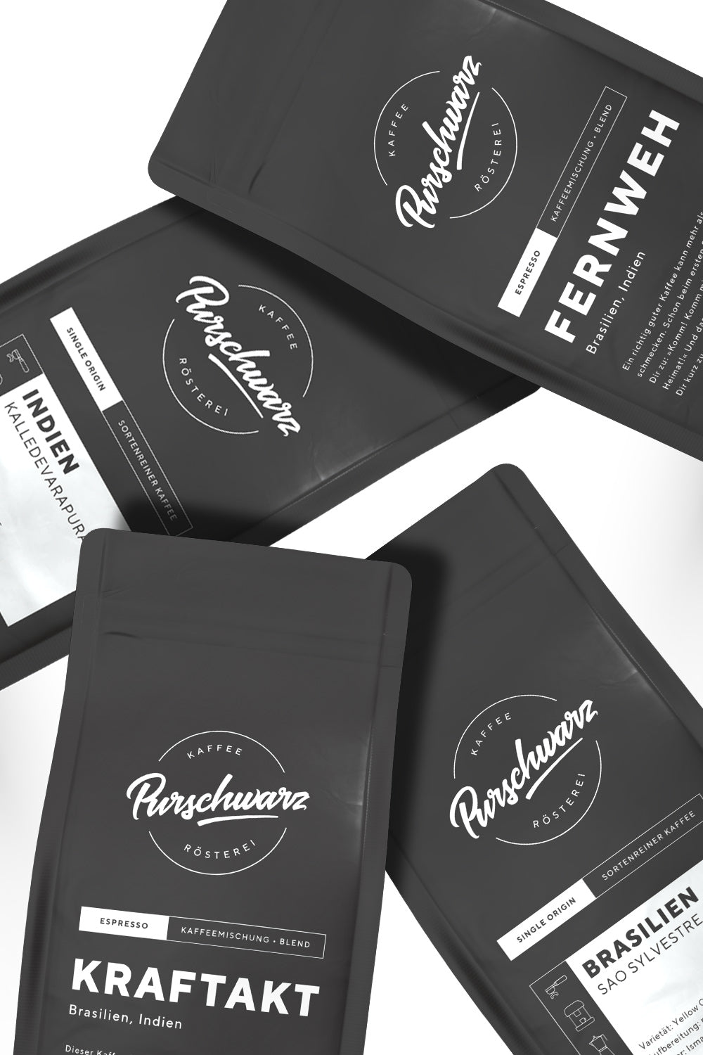Vollautomaten & Espresso 4er Probierset - Säurearme Kaffees