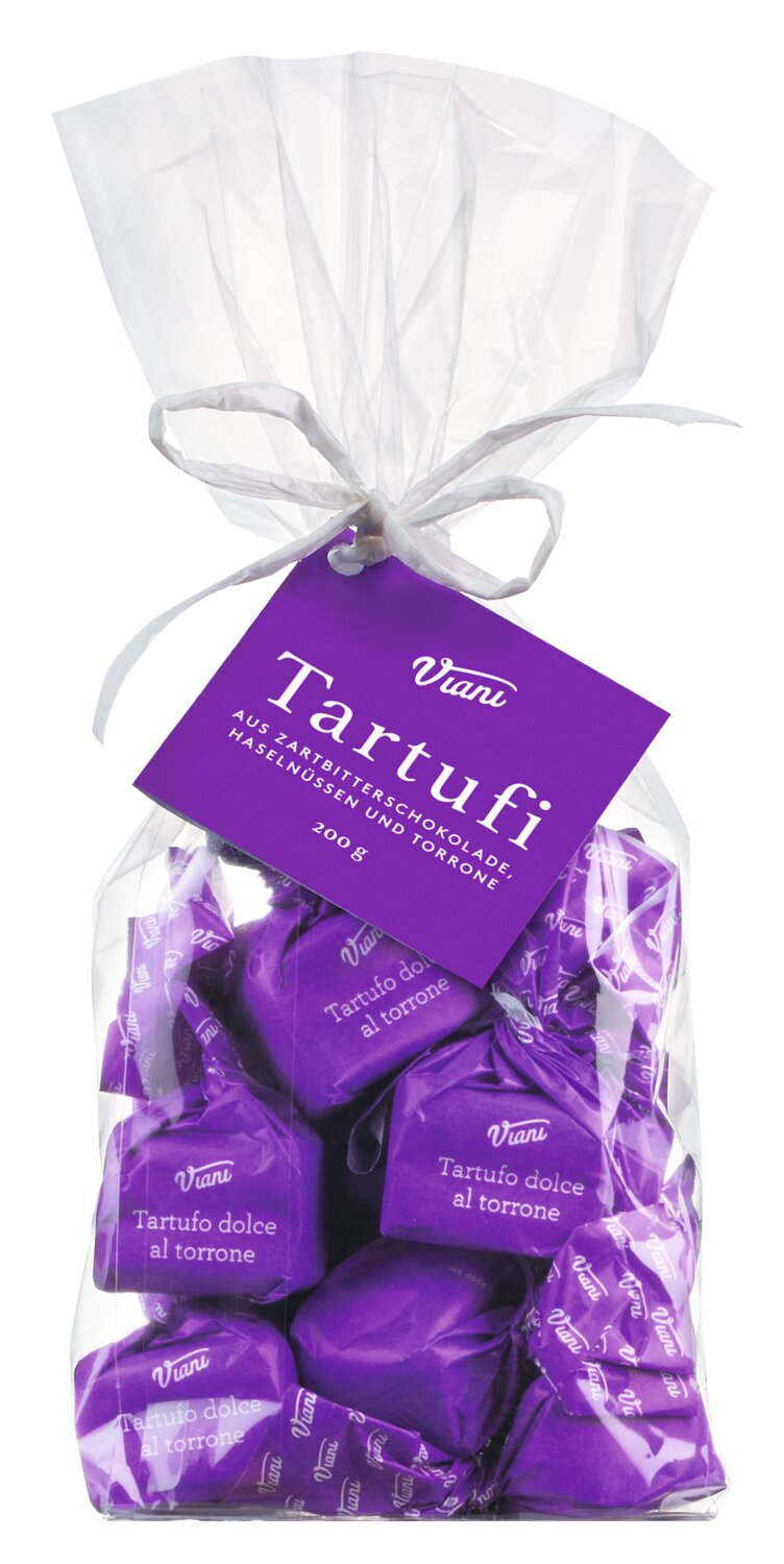 Tartufi dolci neri al torrone