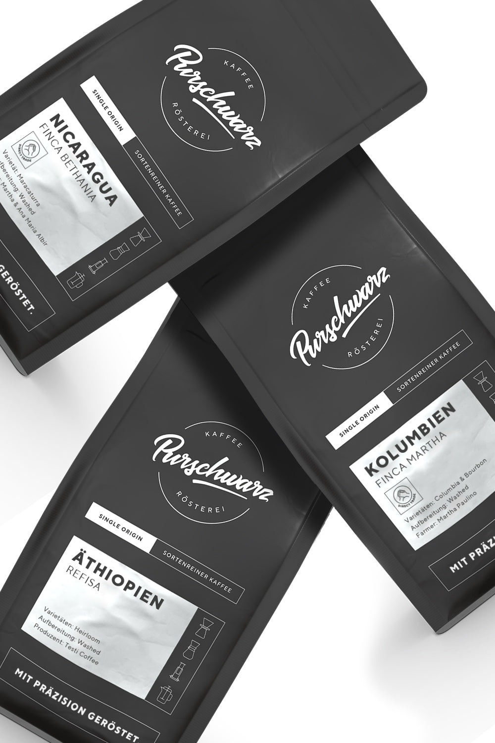 Filterkaffee Probierset - Single Origin