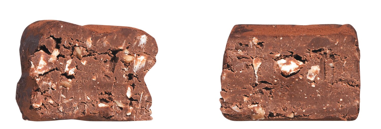 Tartufi dolci neri al torrone
