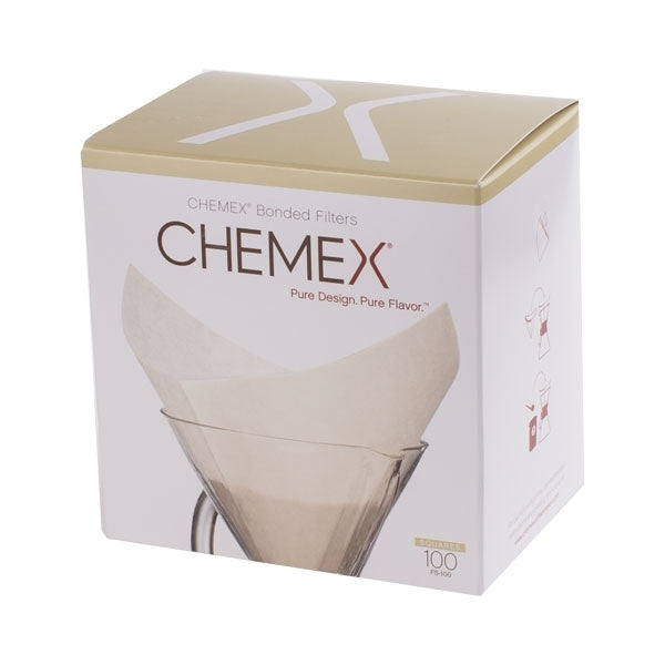 Chemex Filterpapier viereckig weiß - 6, 8 und 10 Tassen