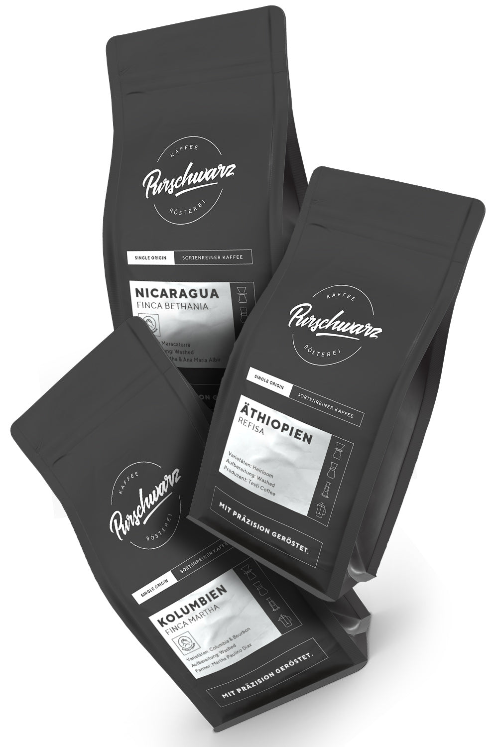 Filterkaffee Probierset - Single Origin